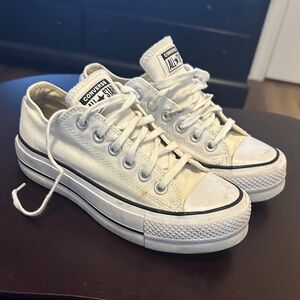 Converse Women's Off-White Canvas Sneakers